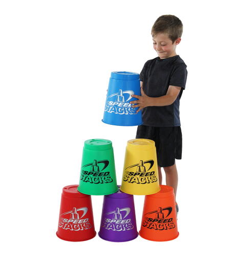 Speed Stacks Jumbo Sett 12 12 store kopper | Assorterte farger